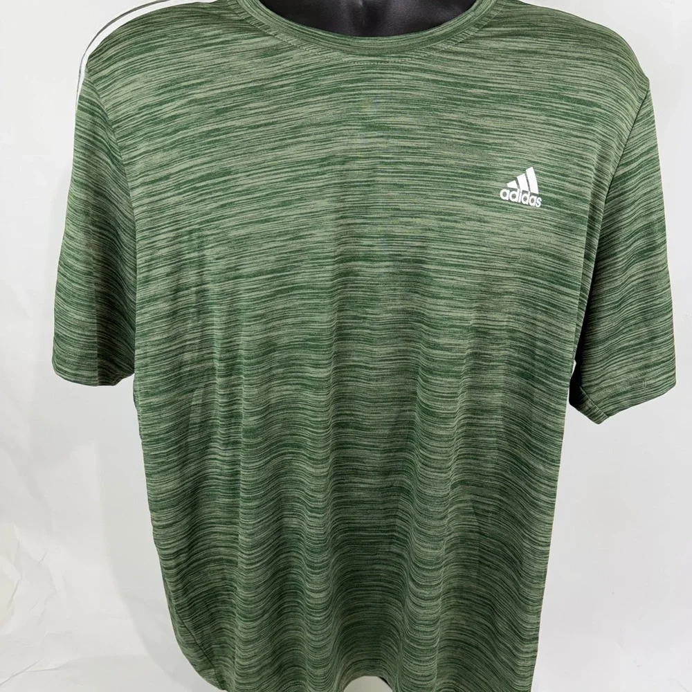 Adidas Prime Green Men's‎ Green Heathered Tee
